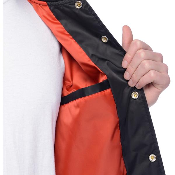 men Black Bomber Jacket